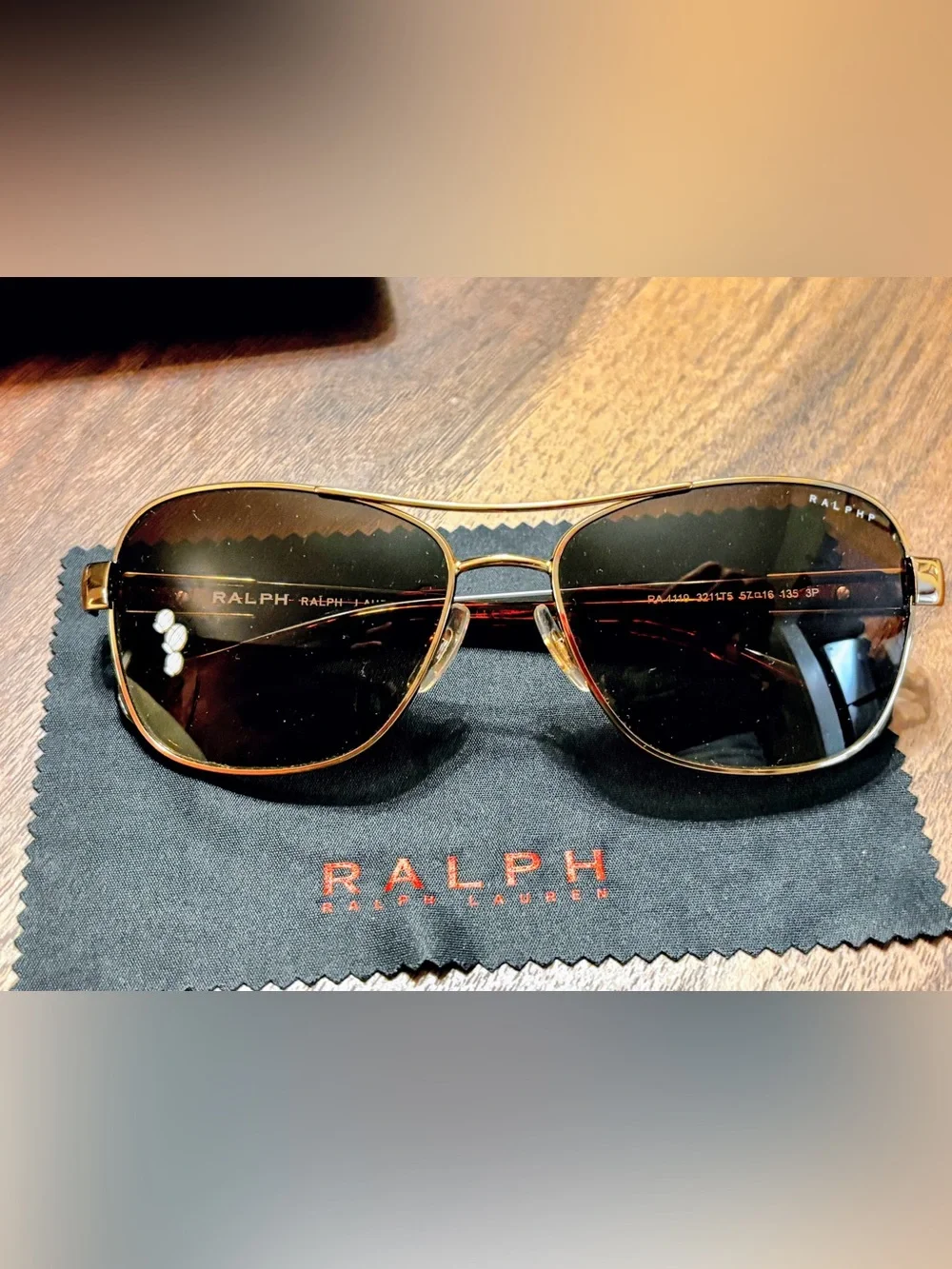 Ralph by Ralph Lauren Sunglasses RA4119 3211T5 Gold-Havana/Brown Polarized